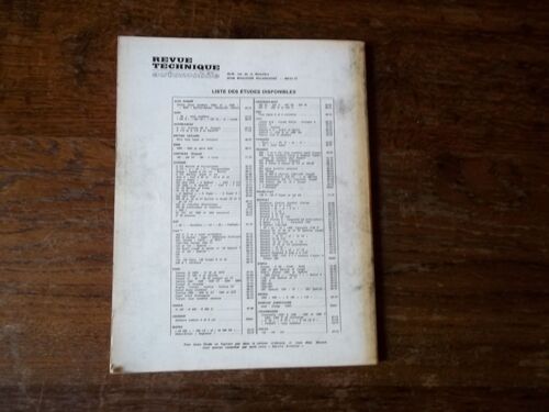 Etudes Et Documentation De La Revue Technique Automobile, Peugeot 304 Et 304 "S" 1976