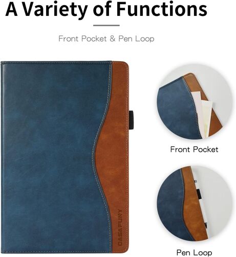 Coque Pour Lenovo Tab P12 Pro 12.6 Pouces (Tb-Q706f / Tb-Q706z) Etui Pu Cuir Housse De Protection Avec Multi-Angles Support Pour Lenovo Tab P12 Pro, Bleu[Coq9127104]