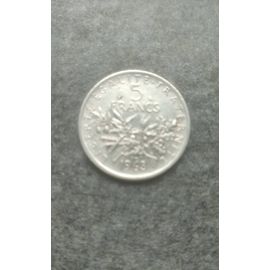 5 Francs En Argent 1963