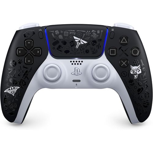 Manette Sans Fil Sony Dualsense The Last Of Us Pour Ps5, Pc - Noir, Blanc - Édition Limitée