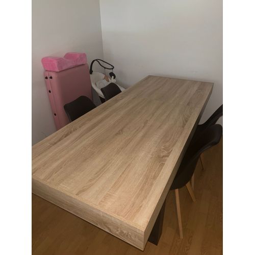 Table Extensible 4-8 Personnes Avec 4 Chaises
