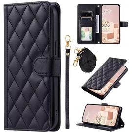 Compatible Avec Samsung Galaxy A51 4g Coque Cuir Portefeuille Etui Folio Magnetique Housse Stand Antichoc Avec Fentes De Cartes Support Fonction-Noir