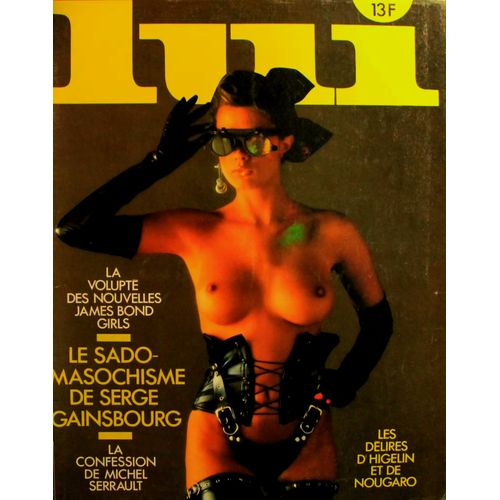 Lui Magazine 260 09.1985 Serge Gainsbourg Et Bambou/Nougaro/Higelin/Grace Jones