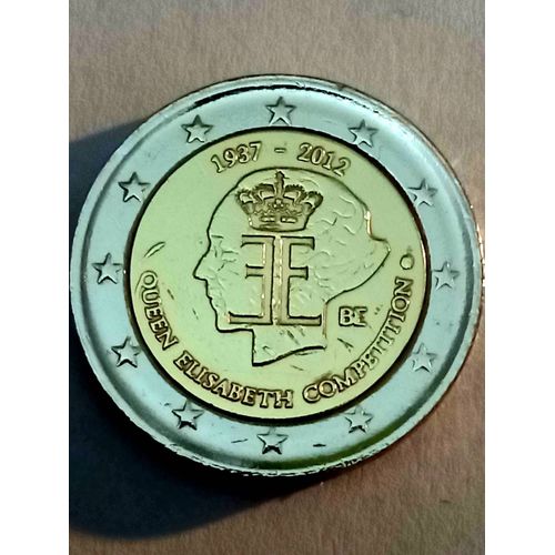 2 Euros Commémorative 2012 Belgique-Concours Reine Elisabeth