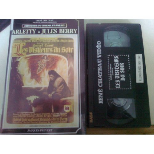 Cassette Vidéo Vhs - Les Visiteurs Du Soir - Jules Berry