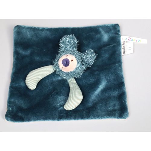 Doudou koala plat gris bleu Les Zazous Moulin Roty