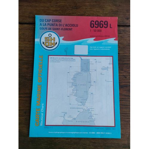 Carte Marine Shom 6969l