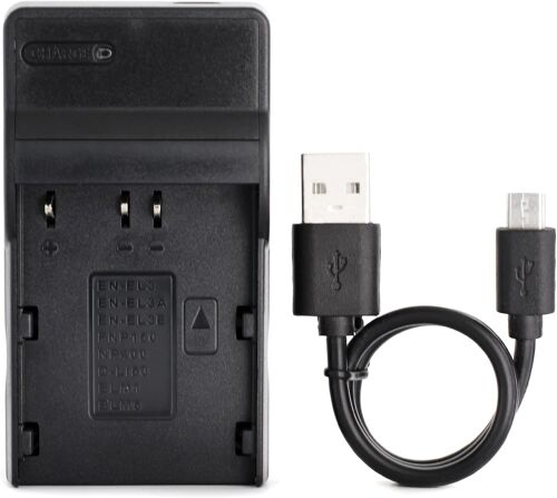 En-El3 Usb Chargeur Pour Nikon D100, D100 Slr, D200, D300, D300S, D50, D70, D70S, D80, D90, Dslr D700 Caméra Et Plus[Camera2265]