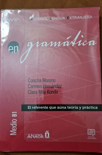Concha Moreno García Et 2 De Plus Gramática. Nivel Medio B1 (Ed. 2022) Édition En Espagnol