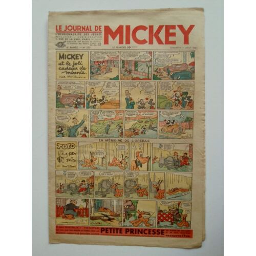 Le Journal De Mickey Avant Guerre N° 252 - 13 Aout 1939