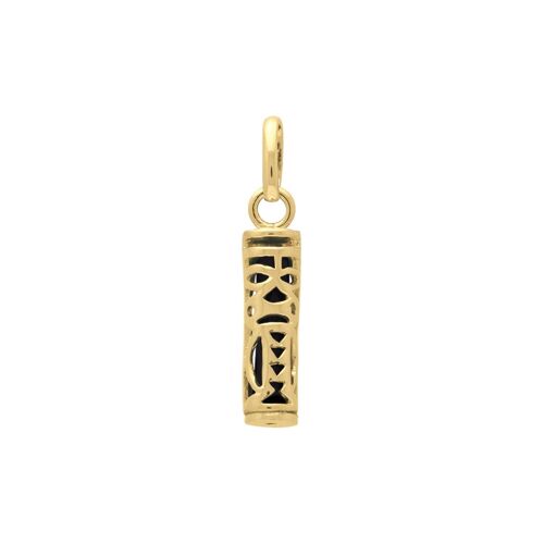 Pendentif Petit Modèle Homme/Femme Tiki Tendresse Plaqué Or 750/000