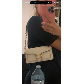 Un sac coach blanc tabby 20 porter épaule ou bandoulière authentique avec facture acheter à 395€ l’année dernière porter qu’une fois