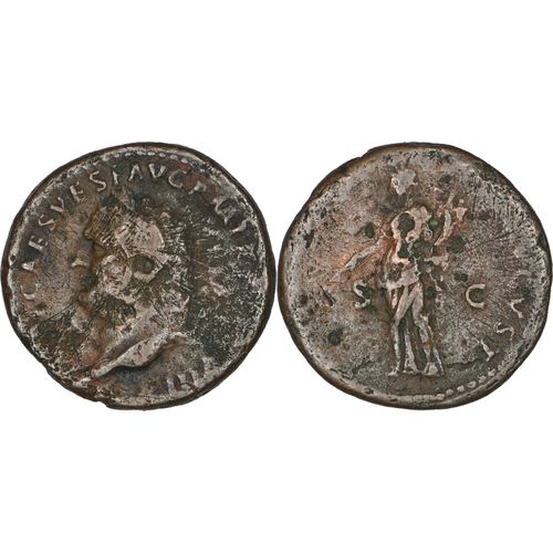 Rome - As - Titus - Pax Avgvst Avec Corne D'abondance - Manque Dans Ric - 80 Ad - 24-332