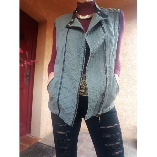Gilet Pimkie Sans Manche Kaki