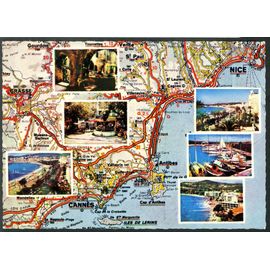 Carte Postale N°6017, De La Napoule À Nice, Saint-Paul, Grasse, Cannes, Nice, Antibes, Juan-Les-Pins