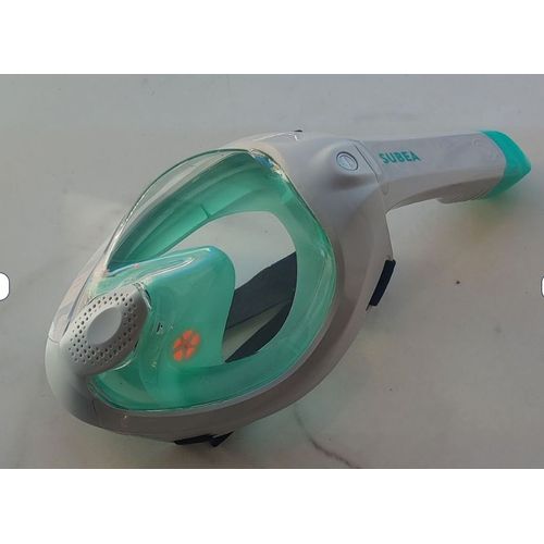 Masque Easybreath Decathlon Taille S-M, Bleu Et Blanc Ref 540 Fournis Avec Sac De Transport