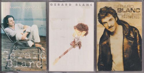 Gérard Blanc (Martin Circus) Lot De 3 K7 Cassettes Audio Tape