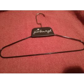 Cintres métal noir lot de 7 Paris Jean Bourget Métal triangle 26 cm petites tailles 6 ans 8 ans 10 ans