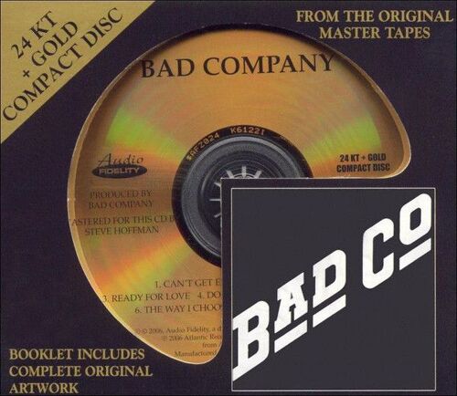 Bad Company Bad Co Cd Hdcd Audiophile Audio Fidelity Afz 024 Cd 24k Or Rare 780014202422