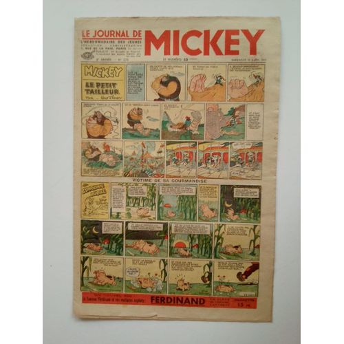 Le Journal De Mickey Avant Guerre N° 235 - 16 Avril 1939