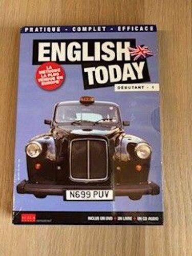 English To Day -En 22 Volumes Et 5 Niveaux -Pratique Complet Efficace -Debutant 1 - La Methode La Plus Vendue En Europe
