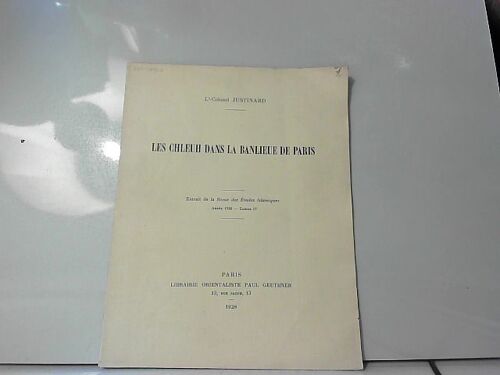 Les Chleuh Dans La Banlieue De Paris