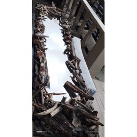 Miroir bois flotté
