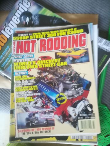 Popular Hot Rodding De 1995 Boss 302 Mustang,Dragsters,Pick Up,Camaro,Ford T-Bird