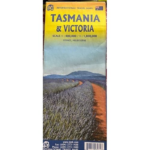 Carte Tasmanie Et Victoria
