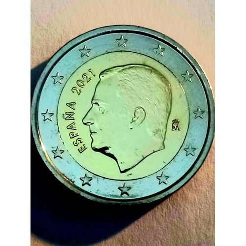 2 Euros 2021 "M" Philippe Vi Fréquence 12 % Rare