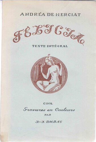 Felicia Ou Mes Fredaines Felicia Ou Mes Fredaines