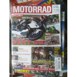 Motorrad 26 De 2007 Bmw Hp2 Sport,R1200gs Adventure,Honda Cbf600s,Kawasaki Zx10r,Aprilia Na850 Mana,Honda Transalp,Kawasaki Versys,Suzuki 650v Strom,Bmw R1200r,Suzuki 650s Bandit,Honda Rc212v