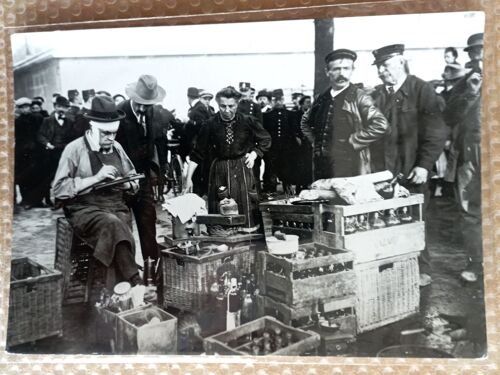 Carte Postale Des Halles De Paris En 1900