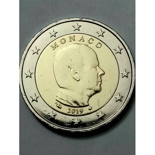 2 Euros 2019 Albert Ll Monaco Fréquence 16%