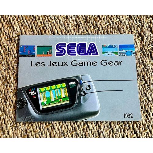 Catalogue Publicitaire Game Gear ¿ Sega ¿ 1992 [Vf]