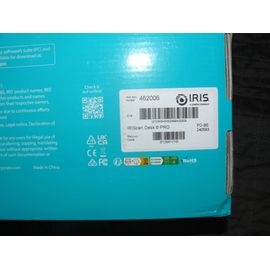 IRISCAN IRIS SCAN DESK 6 PRO SCANNER de bureau