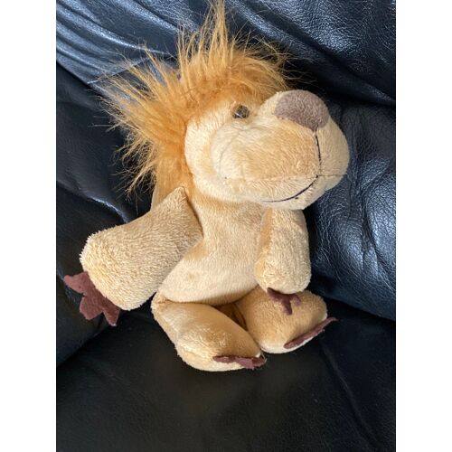Peluche Doudou Lion Billes 30cm
