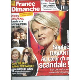 France Dimanche 16/05/2024 Hervé Vilard, Gérard Lenorman, Jenifer, Sophie Davant, Grégory Lemarchal, Carla Bruni, Mika, Frédéric François, Frank Michael, Kendji Girac, Fanny Ardant, Gérard Majax