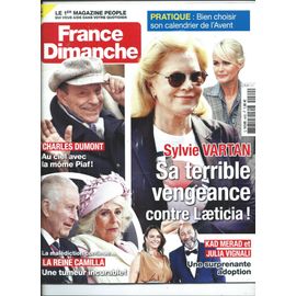 France Dimanche 22/11/2024 Sylvie Vartan, Charles Dumont, Kad Merad & Julia Vignali, Liane Foly, Alain Delon,Dalida,Véronique Sanson & Nino Ferrer,Plastic Bertrand,Elsa Lunghini,Flavie Flament,Slimane