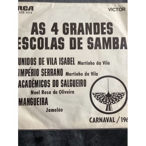 Vinyl 45 Tours As 4 Grandes Escolas De Samba