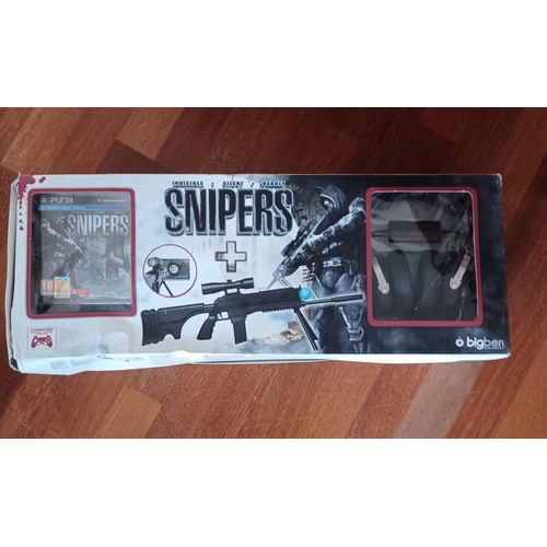 Pack Accessoires Ps3, Playstation 3, Snipers, Fusil, Jeu Et Micro-Casque