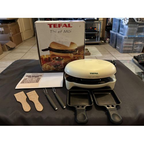 Mini appareil raclette toi et moi , 2 personnes duo téfal