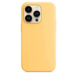 Coque En Silicone Avec Magsafe Pour Iphone 14 Pro - Soleil Pâle