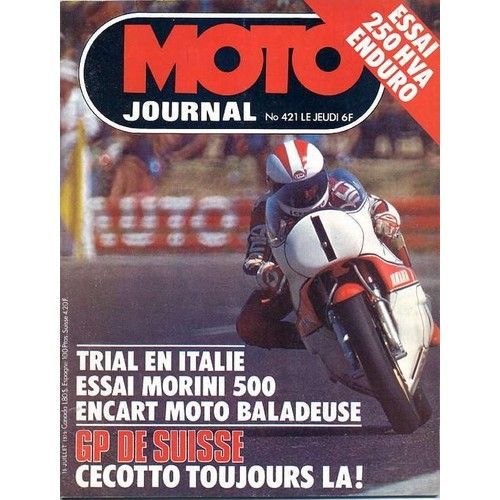 Moto Journal 421 De 1979 Morini 500,Hva 250wr,