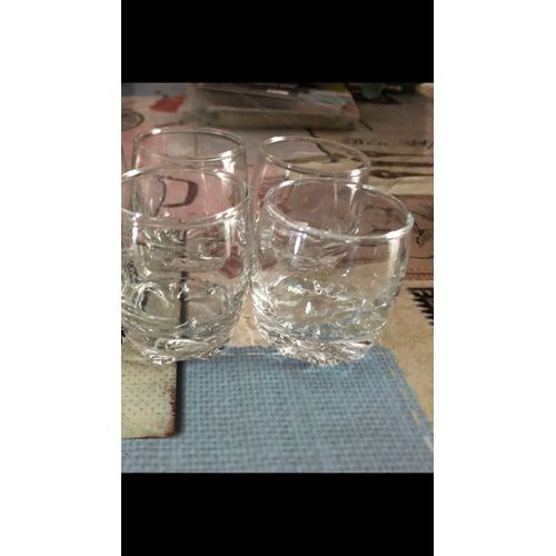 Lot De 4 Verrines Rondes En Verre 