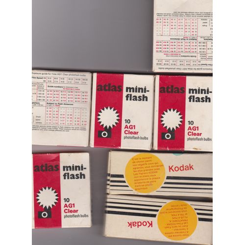 lot 2 pellicules films photos kodak - 5 x10 mini-flash ATLAS AG1 CLEAR