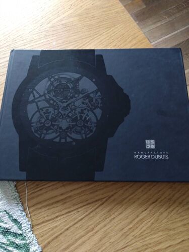 Manufacture. Roger Dubuis. Watch Catalogue 2010