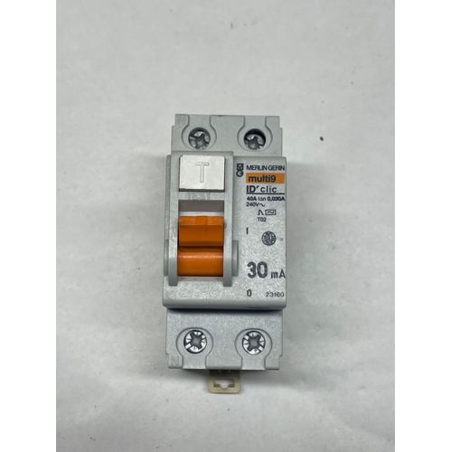 INTERRUPTEUR DIFFÉRENTIEL ID' CLIC 30mA 40A - MERLIN GERIN 23160 - Très Bon État