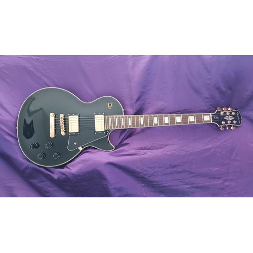 Guitare Électrique Epiphone Les Paul Custom Pro Noire Usa 2013