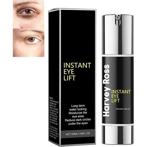 Crème Pour Les Yeux Harvey Ross Instant Lift+ - Réduit Les Cernes Et Les Poches - 50ml 